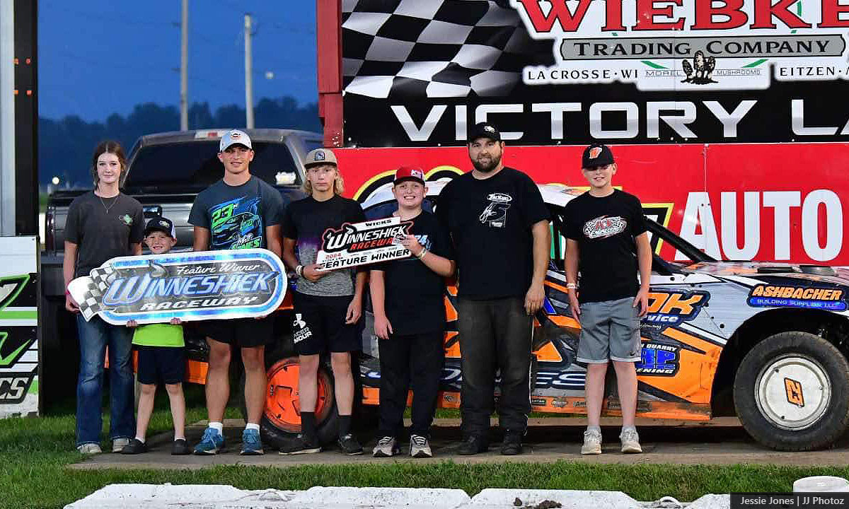 Matt Jones won the USRA Stock Car main event.